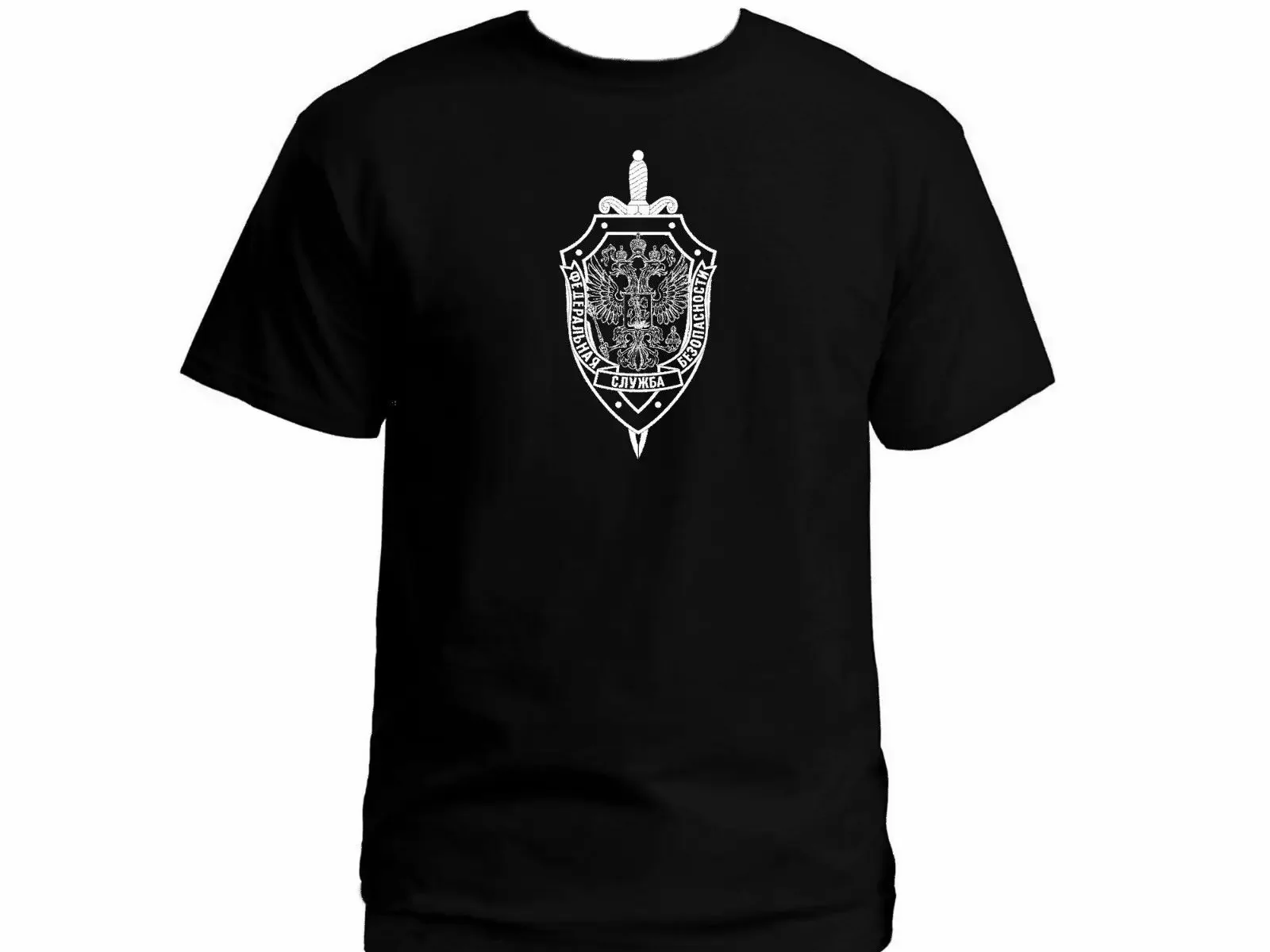 

Russian Federal Security Service (FSB) Emblem T-Shirt 100% Cotton O-Neck Summer Short Sleeve Casual Mens T-shirt Size S-3XL