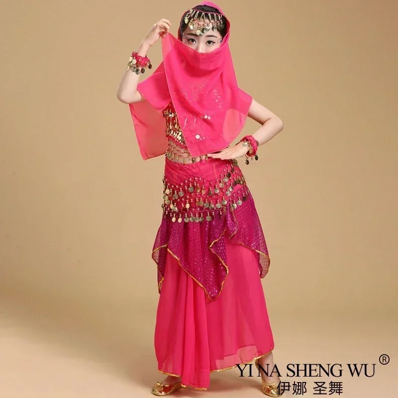 Child&Adult Belly Dancing Costume Sets Egyption Egypt Belly Dance Costume Bollywood Costume East Indian Dress Bellydance
