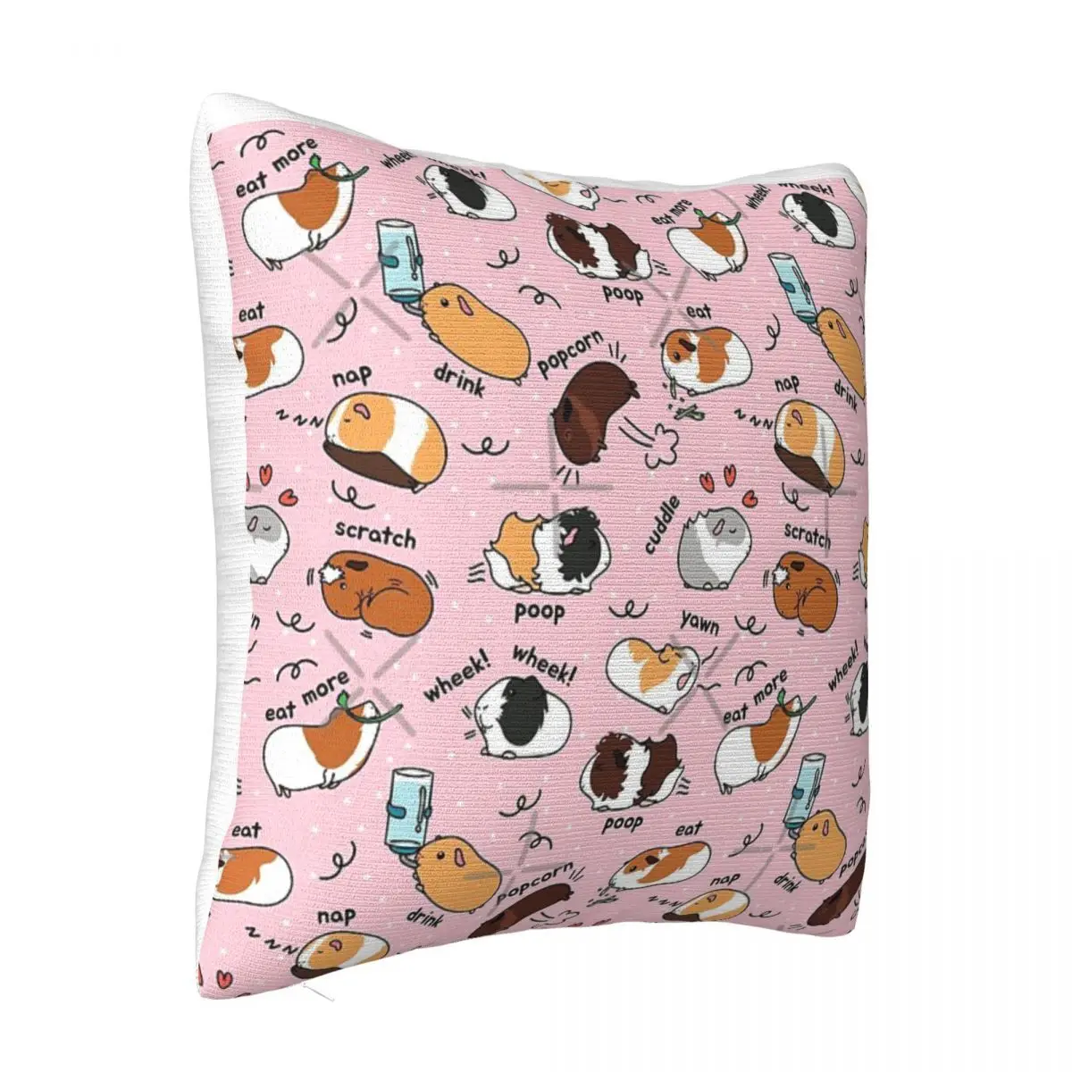 Guinea Pig Daily To-Do List - Pink Pillow Sleeping Pillows Decorative Pillowcase Pillow Case Pillow Cover