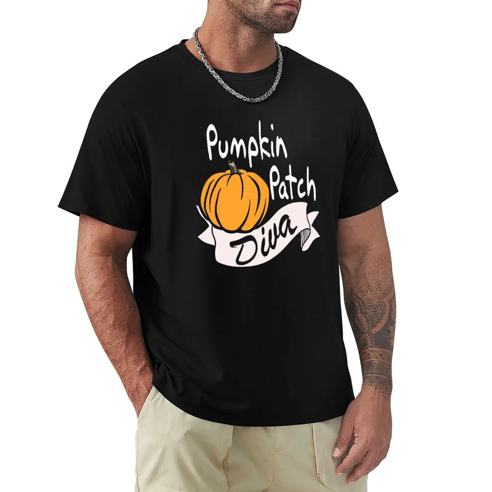 Pumpkin Patch Fall Thanksgiving Holidays T-Shirt cute tops Aesthetic clothing mens t shirts