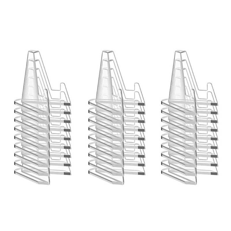 Clear Display Easels Practical Coin Storage Display Rack for Small Collectible