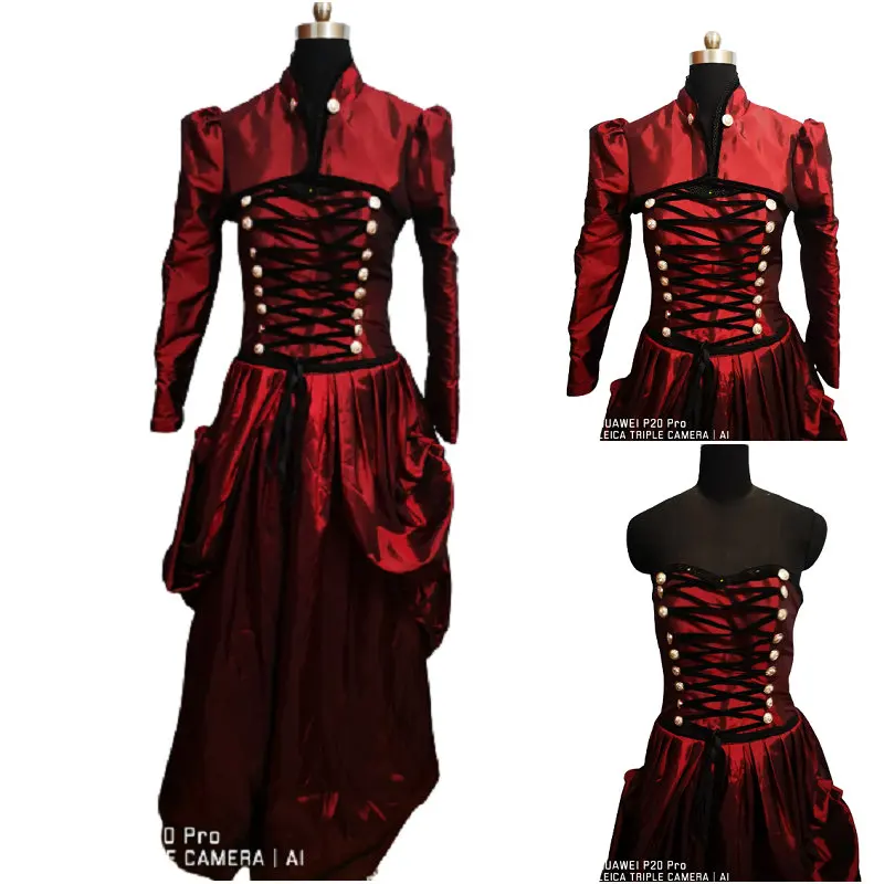 Custom-made Victorian Dress New Year Cosplay  dresses D-911