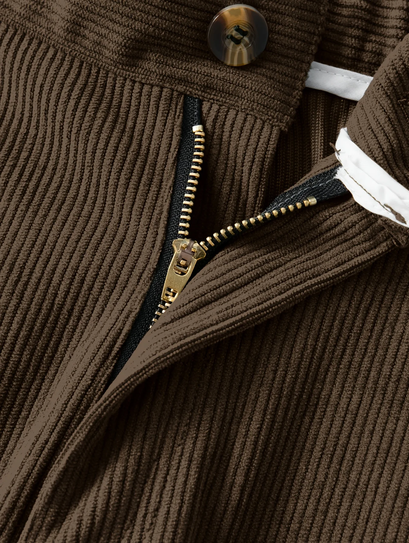 Neue Cordhose für Herren im Casual-Formal-Stil | Einfarbig mit mehreren Taschen, geeignet für Büro- oder Alltagskleidung im Frühling und Sommer. – Detail 5