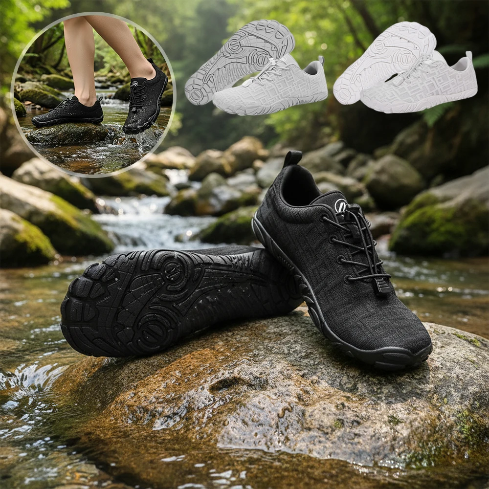 High Quality Trail Running Barefoot Shoes Wide Toe Barefoot Sports Water Shoes Trainers Zero Drop Shoes Runner Walking Sneakers