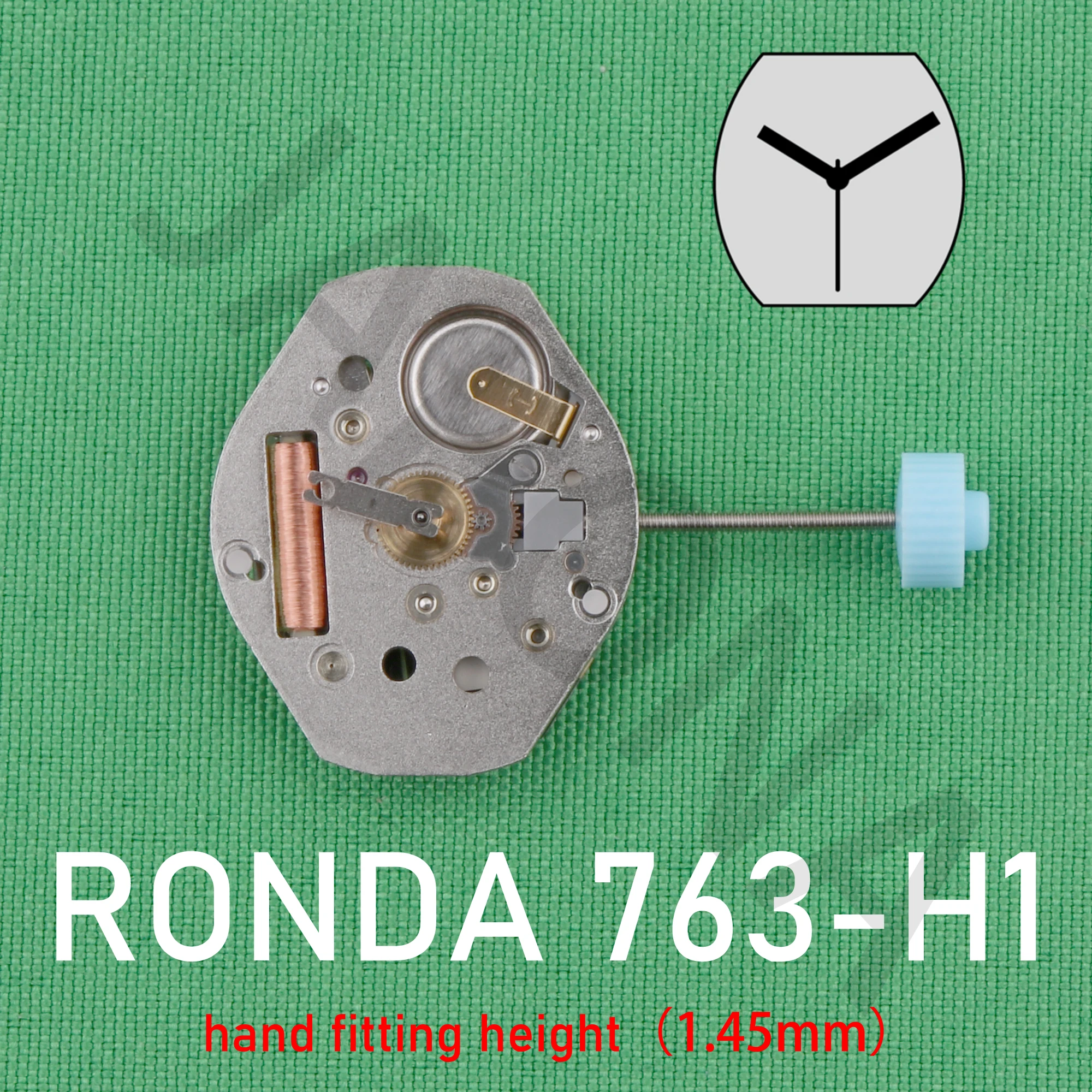 

ronda 763 movement 763-h1(1.45mm) movement normtech 3 hands quartz movementAccessories Repairing Replacement Partswatch movement