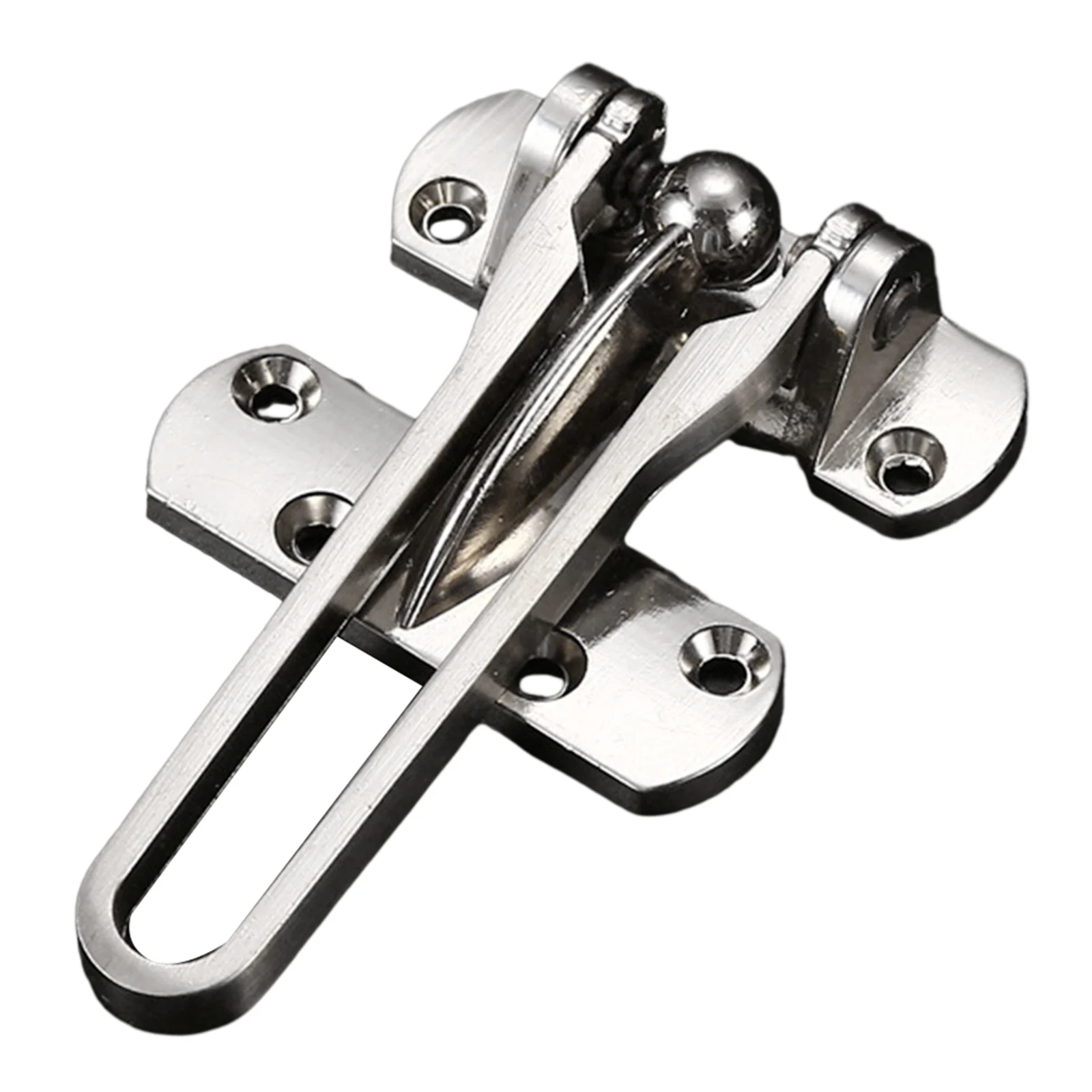 Clasp Locks Insurance Door Bolt Anti-Theft Room Bar Buckle Chain Stainless Steel Bed Room Home Improvement Hardware