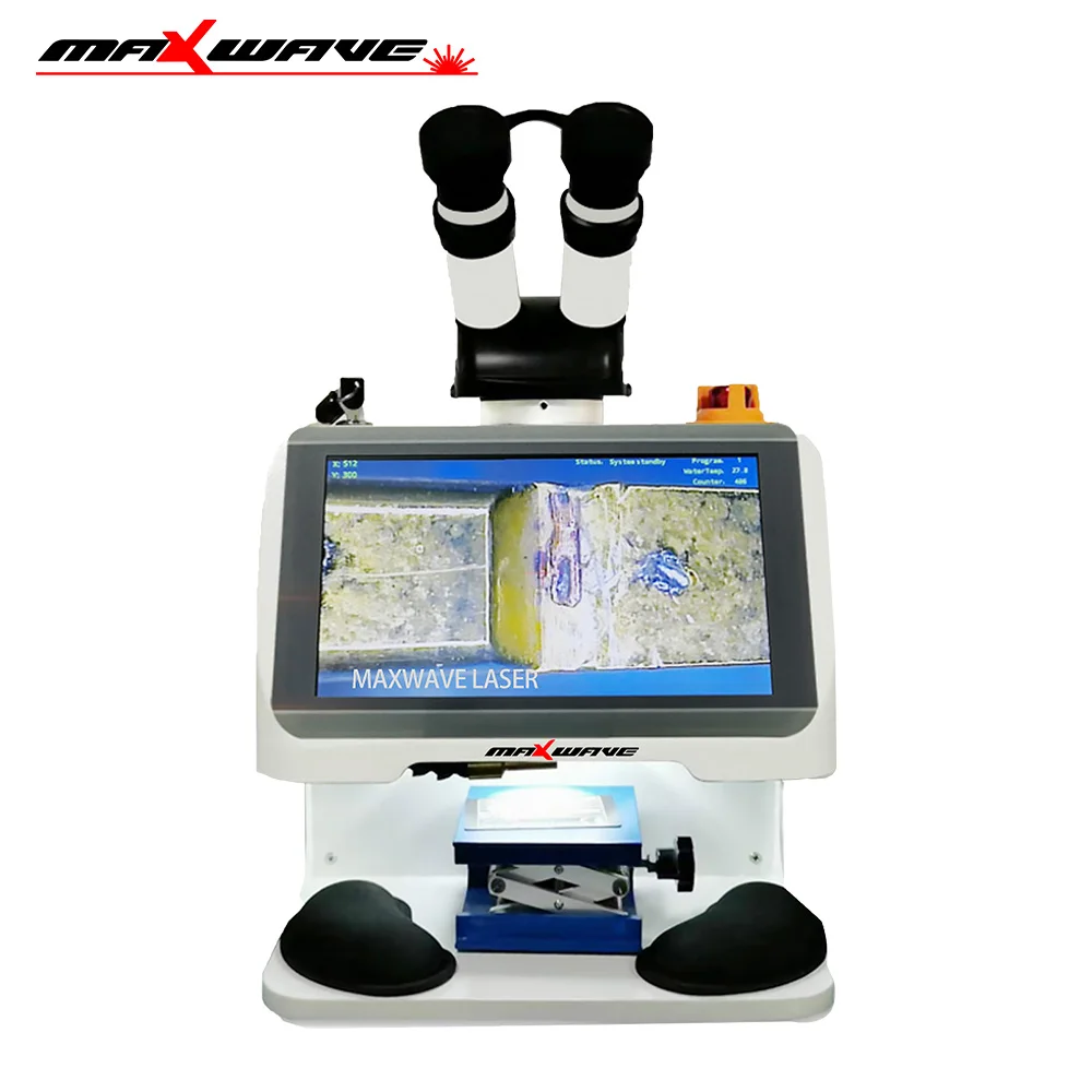 Jewelry Laser Welding Machine YAG Spot 160J MINI Laser Solder Microscope CCD Monitor For Gold Silver Dental Titanium Nickel