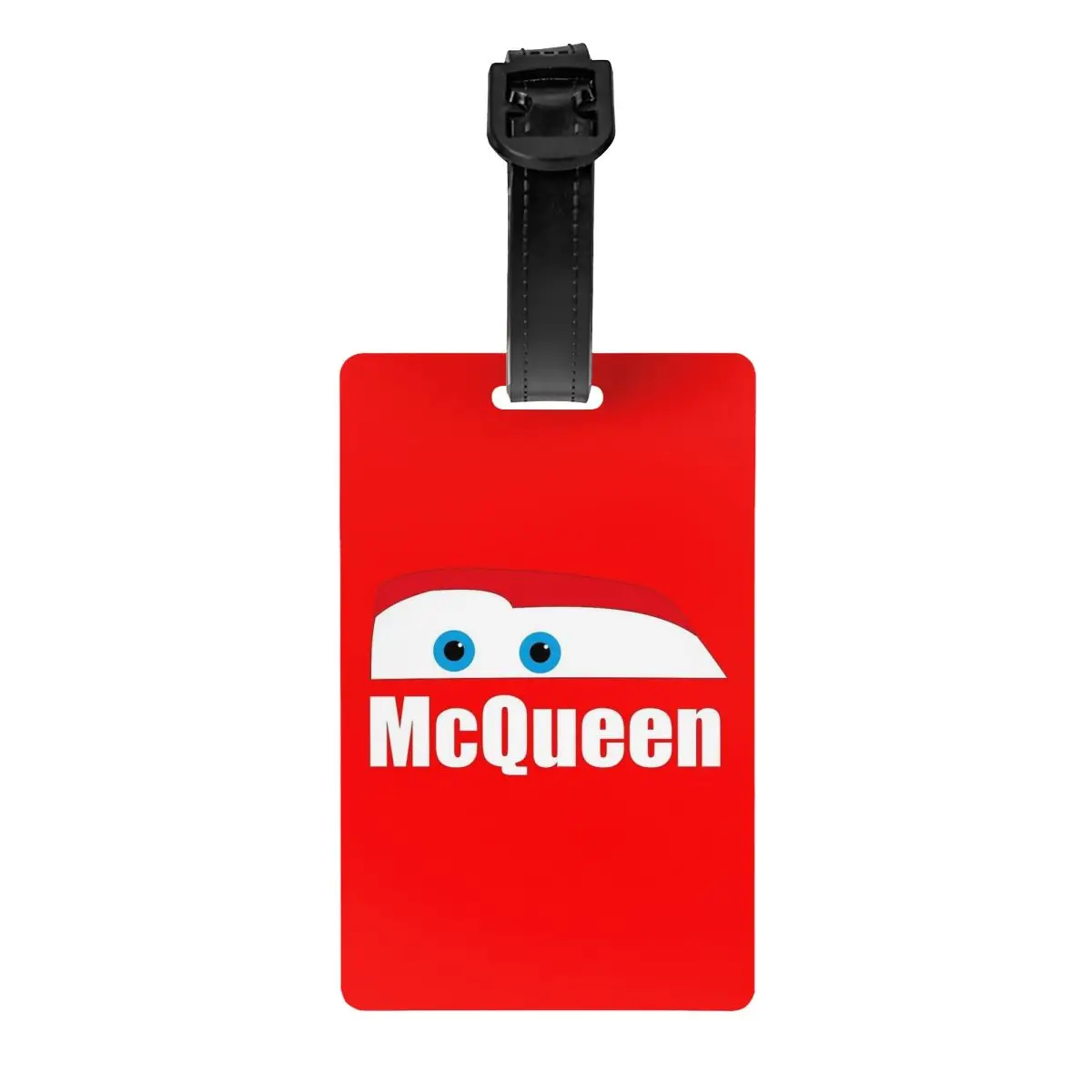 

Lightning McQueen Pixar Cars Luggage Tags Suitcase Travel Silicon Holder Baggage Boarding Tags Holder Baggage Tag Name ID