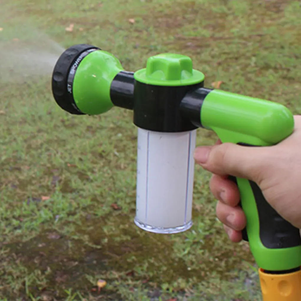 

8 Modes Adjustable Water Spray Handheld High Pressure Watering Car Glass Washing Cleaning Tool Courtyard Garden Plant