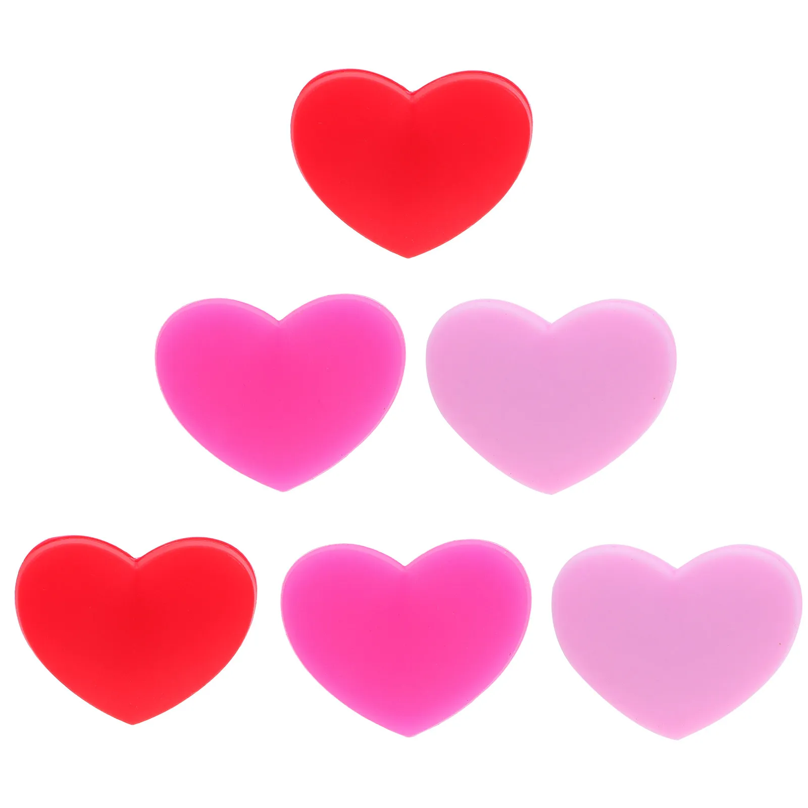 

6Pcs Silicone Tennis Racquet Vibration Dampener Heart Shaped Shock Absorber for Precision Control Comfortable Grip Performance