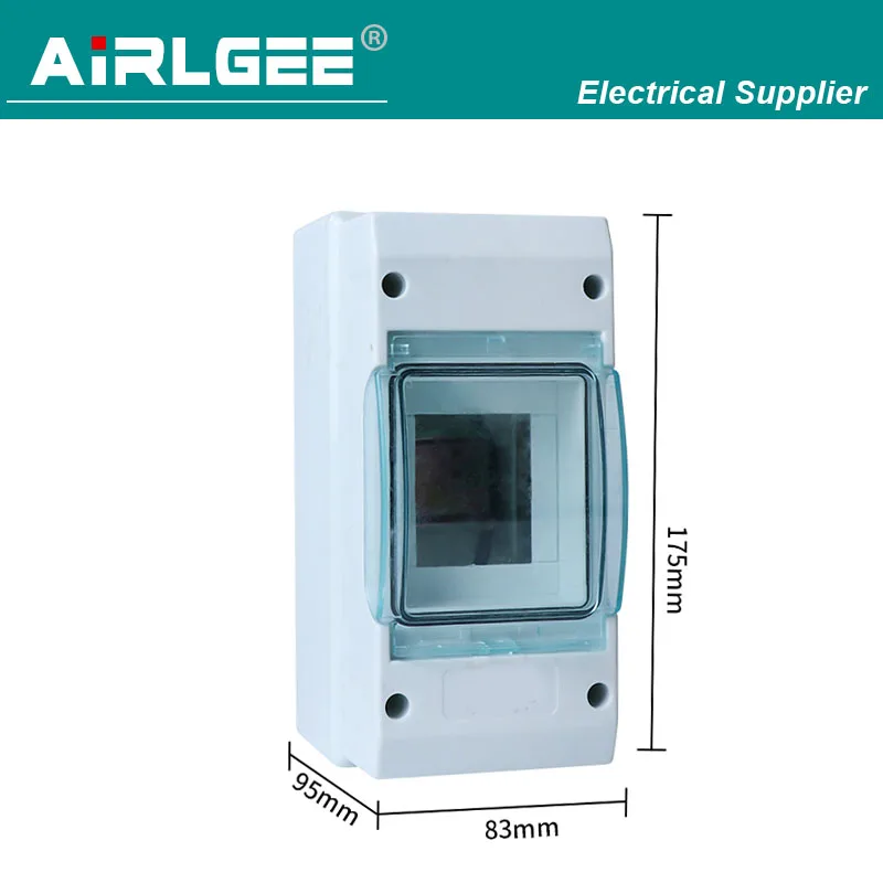 Household  Junction Box Switch Distribution Box IP65 waterproof PC / ABS plastic low voltage box For 3P Circuit breaker