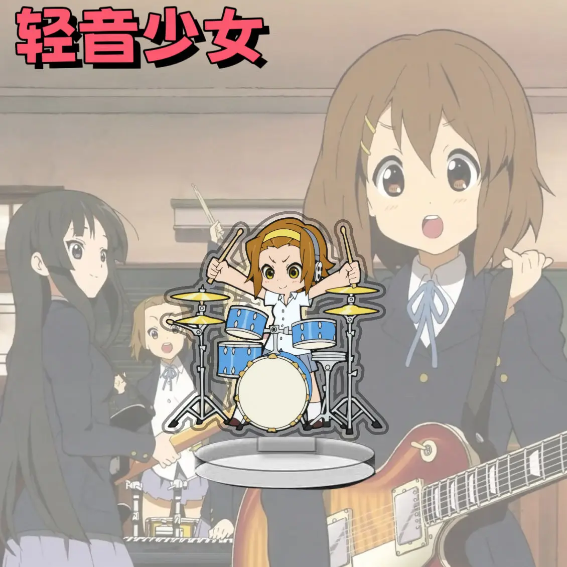 ك أون! حامل أكريليك هيراساوا يوي عرض الشكل أنيمي كوتوبوكي تسوموجي مجموعة مكتب زينة زخرفية إكسسوارات هدية