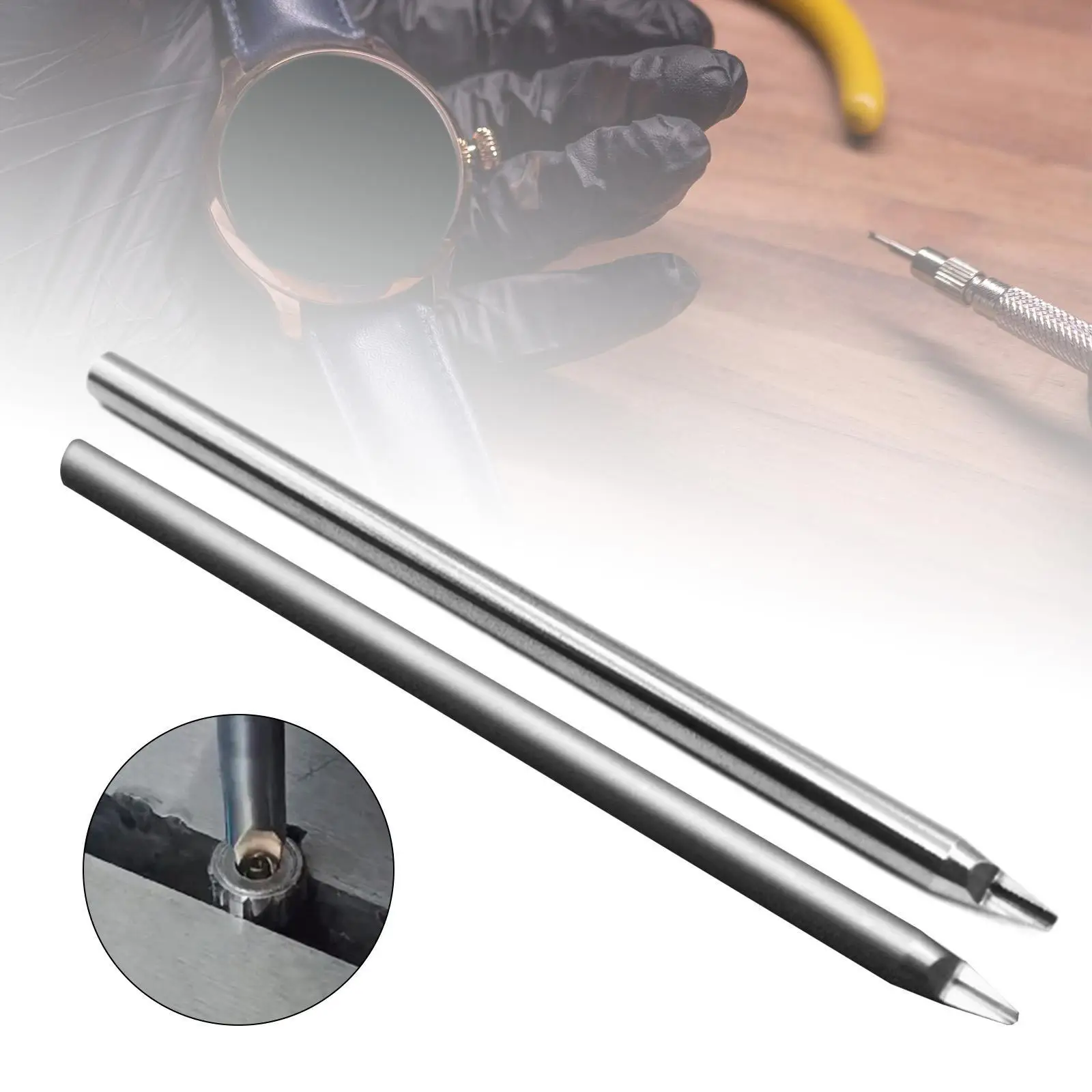 Watch Repair Tool,Watch Crown Tube Adjusting Tool,Practical,10cm,Adjustment Handy Lightweight Sturdy Metal for Watchmakers