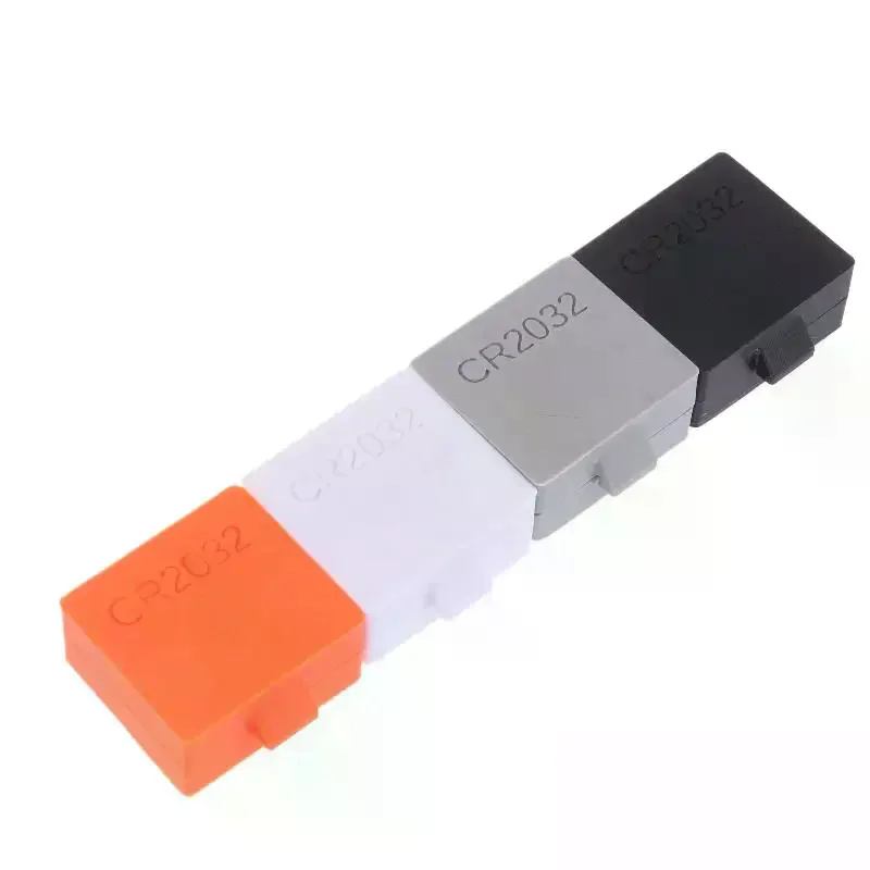 1Pcs 20-Hole CR2032 Battery Box Coin Cell Battery Storage Case Small Battery Organizer Portable Batteries Protective Holder