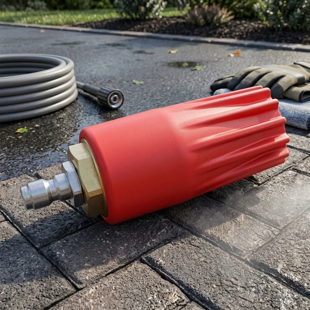 Turbo Nozzle for Pressure Washer with Oversized Bearings 1/4-Inch Quick Connect Compatible with Standard For Pump Washers
