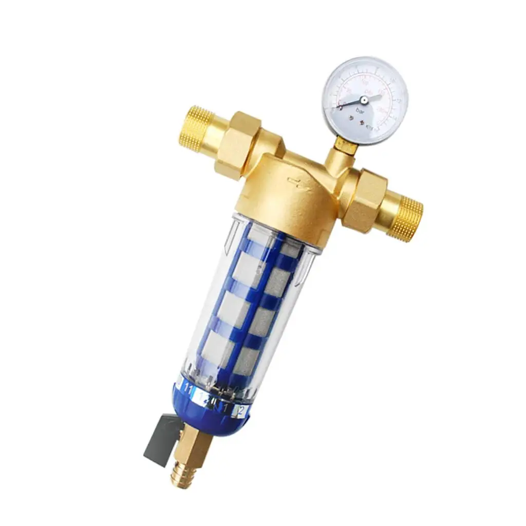 1/2'' Inch 3/4'' Inch Copper backwash water pre Filter Well   Water Filter Pipes Water Purifier Descaling