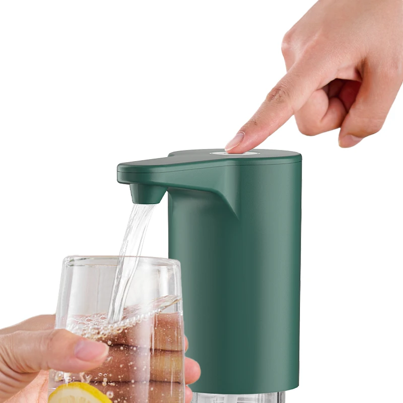 مضخة توزيع مياه كهربائية أوتوماتيكية لزجاجة سعة 5 جالون، تحكم ذكي باللمس قابل لإعادة الشحن عبر USB للمنزل/المكتب، مقاوم للتسرب