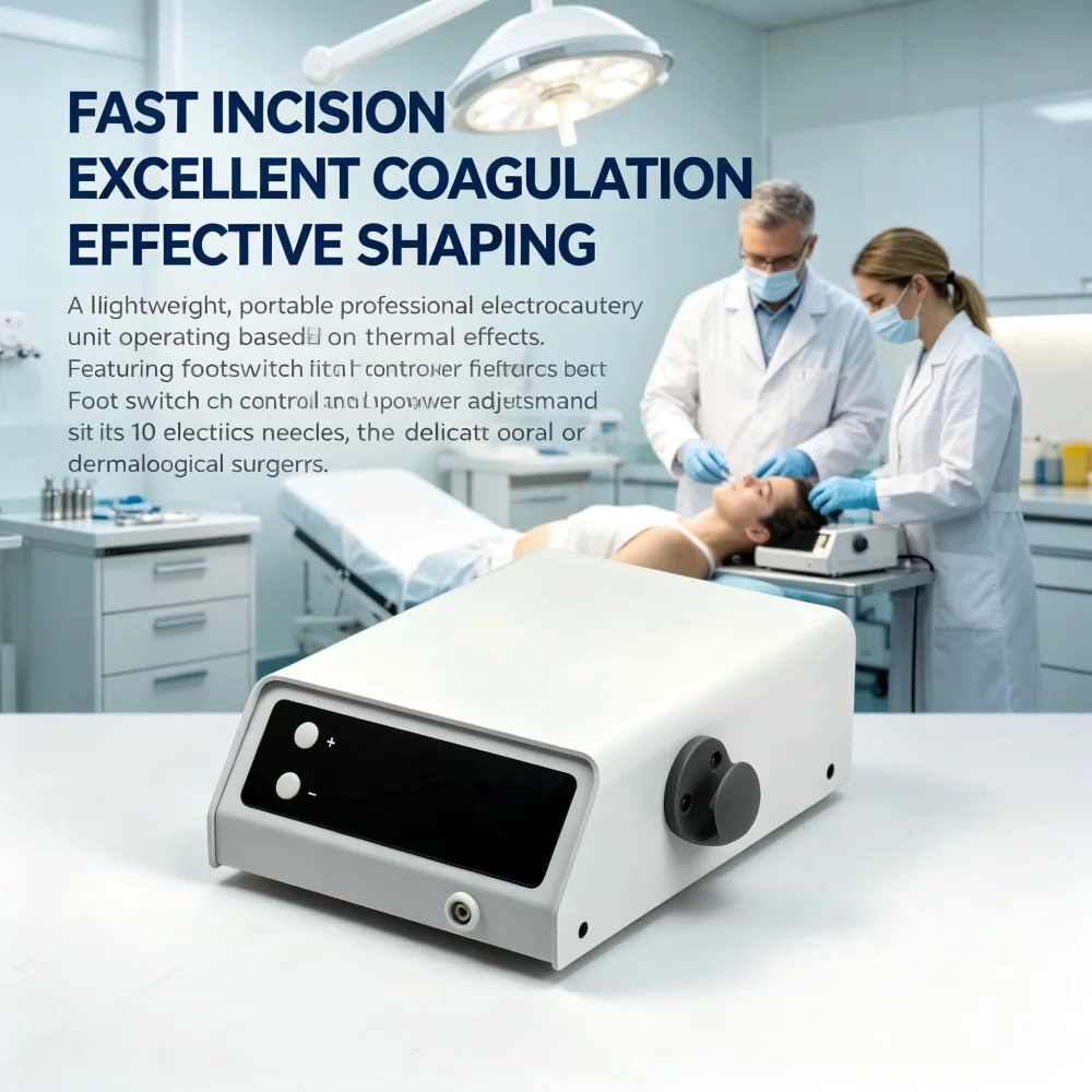 High-Frequency Electric Cautery Machine Electrosurgical Generator Machine Unit for Human and Veterinary Use