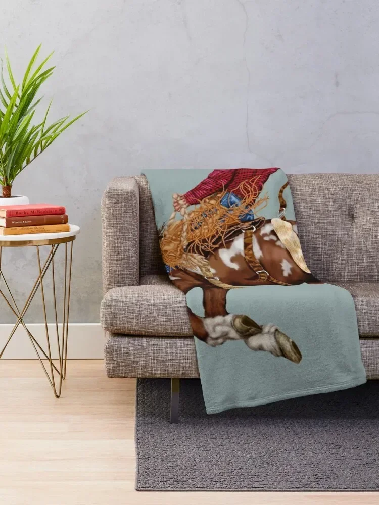 Vintage rodeo cowboy Throw Blanket For Baby Sofa anime Summer Beddings Blankets