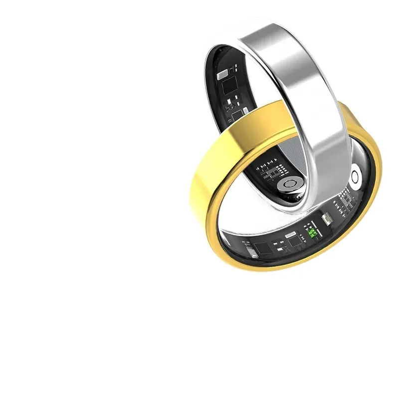 Smart Ring Heart Rate Sleep Blood Oxygen Monitor Fitness Tracker Bluetooth Gesture Control Photo Video for Men Women