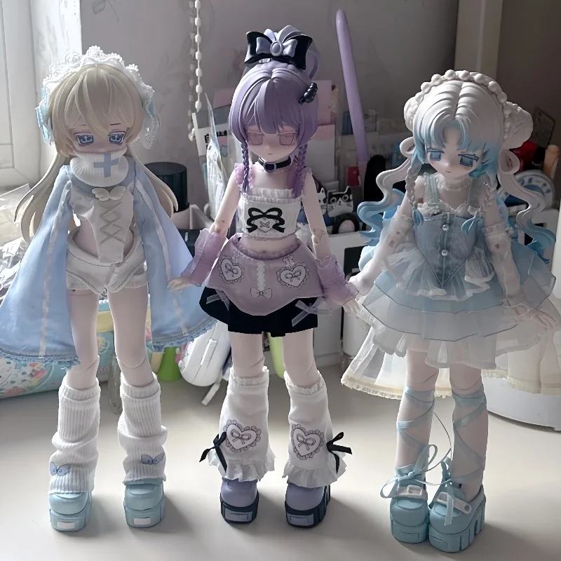 Bon Bon Pocket Quirky Cute Girl Series 1/6 Bjd Blind Box Action Fogurines Desktop Ornaments Trendy Collection Girls Presents