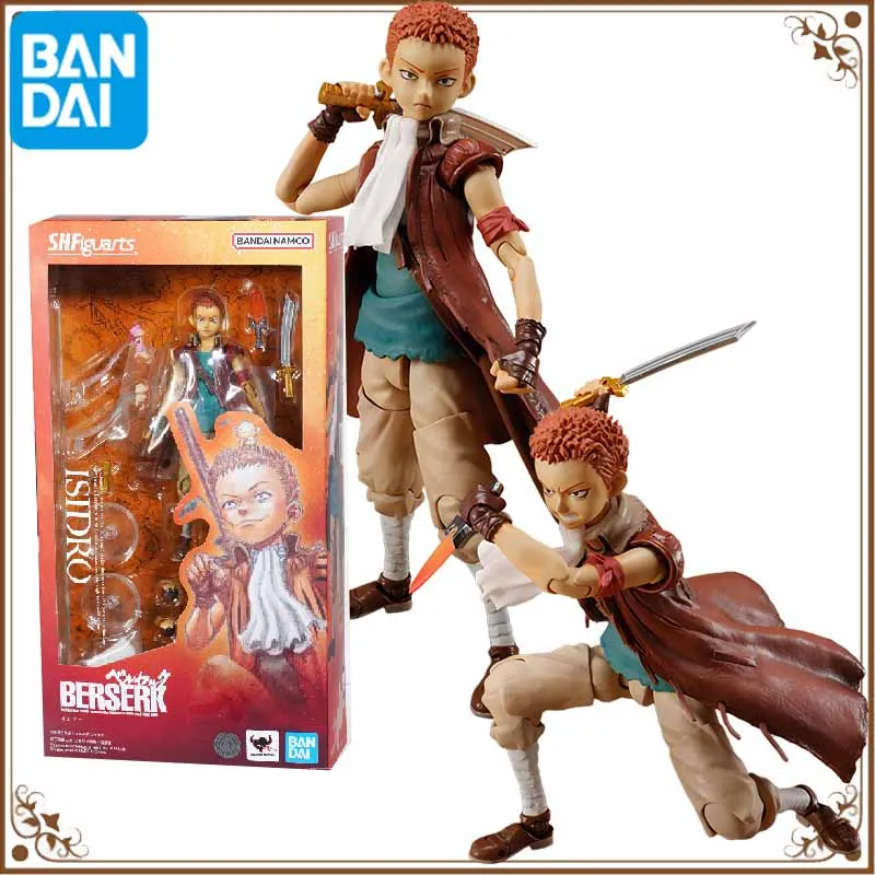 Bandai figura de Anime SHF genuina BERSERK ISIDRO figuras de acción de juguete para niños/niñas/niños/regalo de Navidad