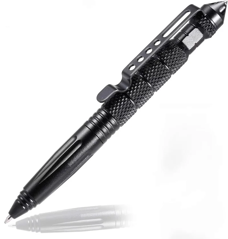 Outdoor Tungsten Steel Tactical Defense EDC Aluminum Alloy Tactical Pen for Escape with Broken Window Cone Survival Signature P