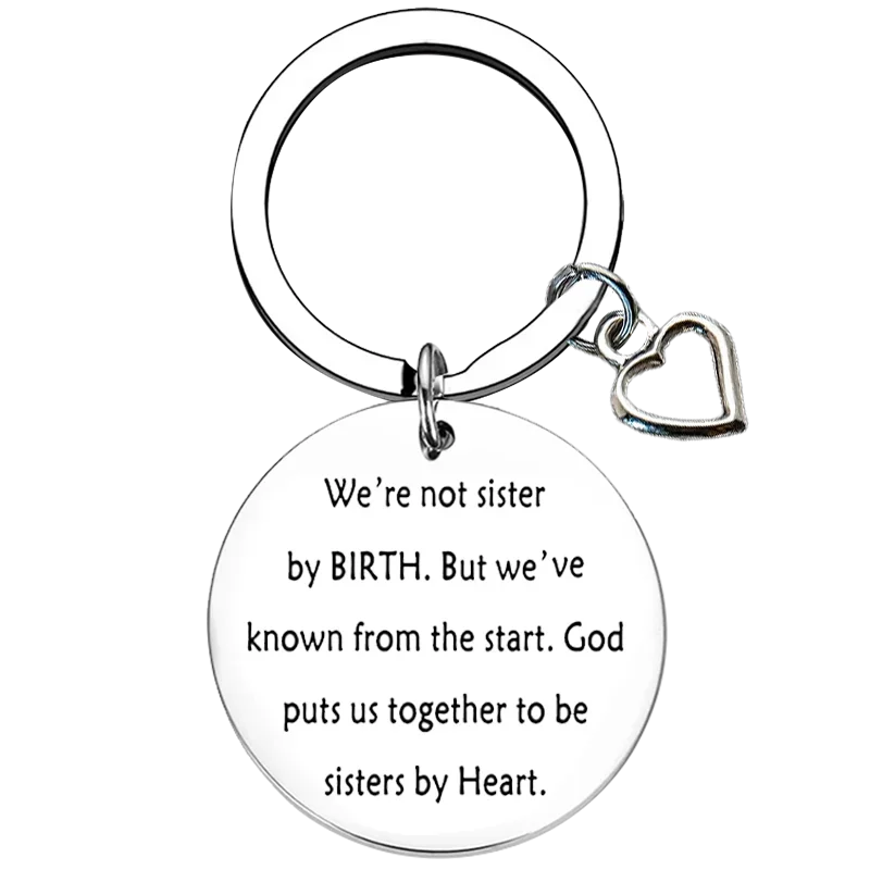 Best Sister Keychain Sister Friendship Gifts Key Rings best Friend Gifts soul sister gift