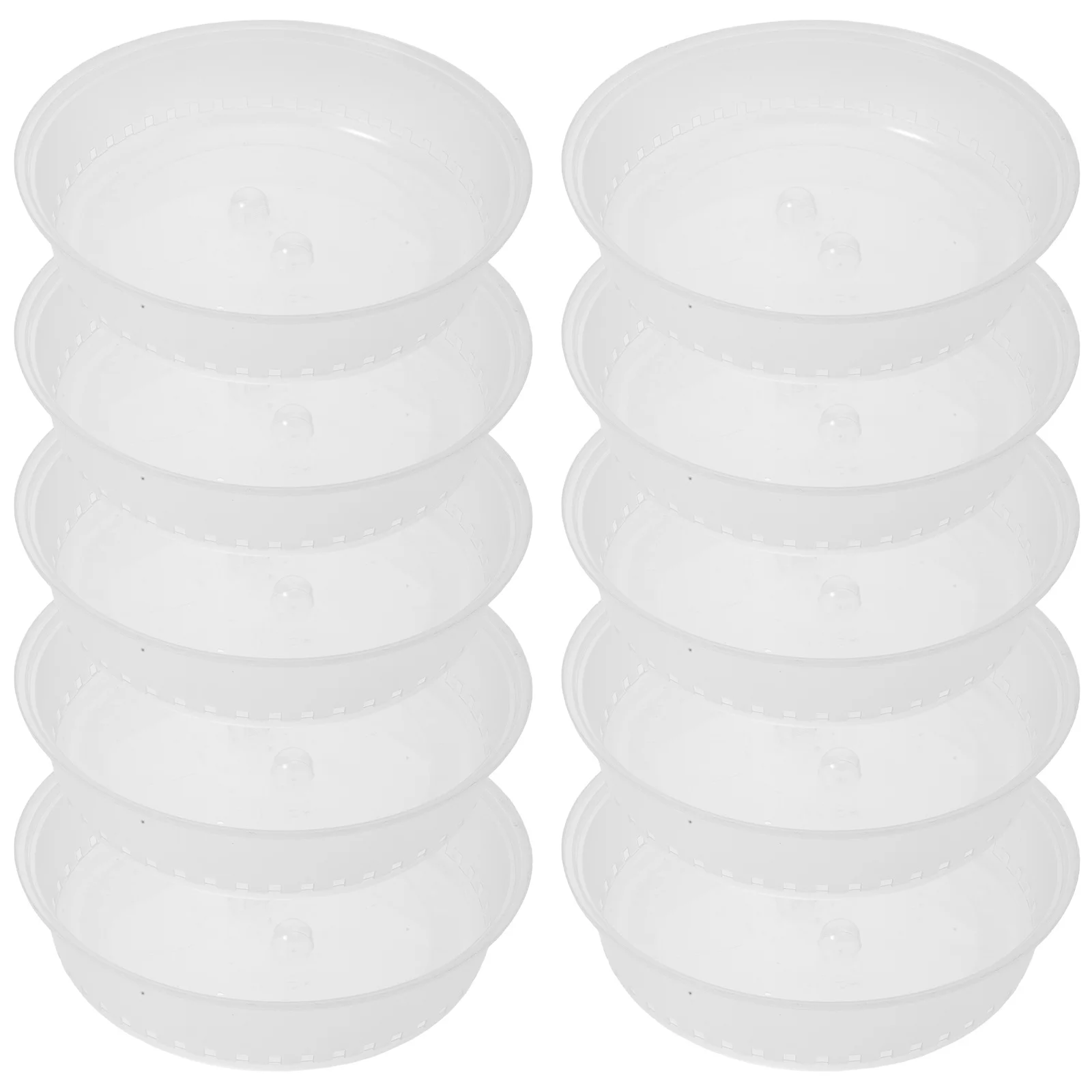 

10Pcs Microwave Food Cover Splatter Proof Reusable Plastic Dome Lid for Dish Bowl Plate Oven Safe Heating Protection Kitchen