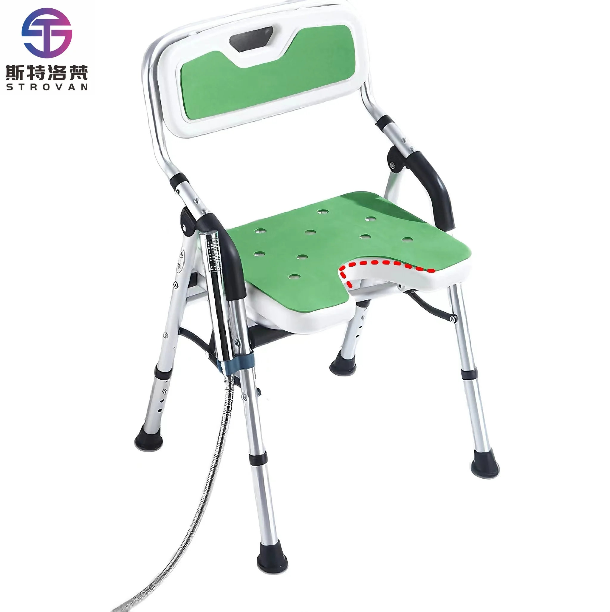 Wall Mounted Shower Folding Chair, Fold Down Bath Seat Safety, 350lb Shower Stool Collapsible for Senior Elderly Adults Disabled