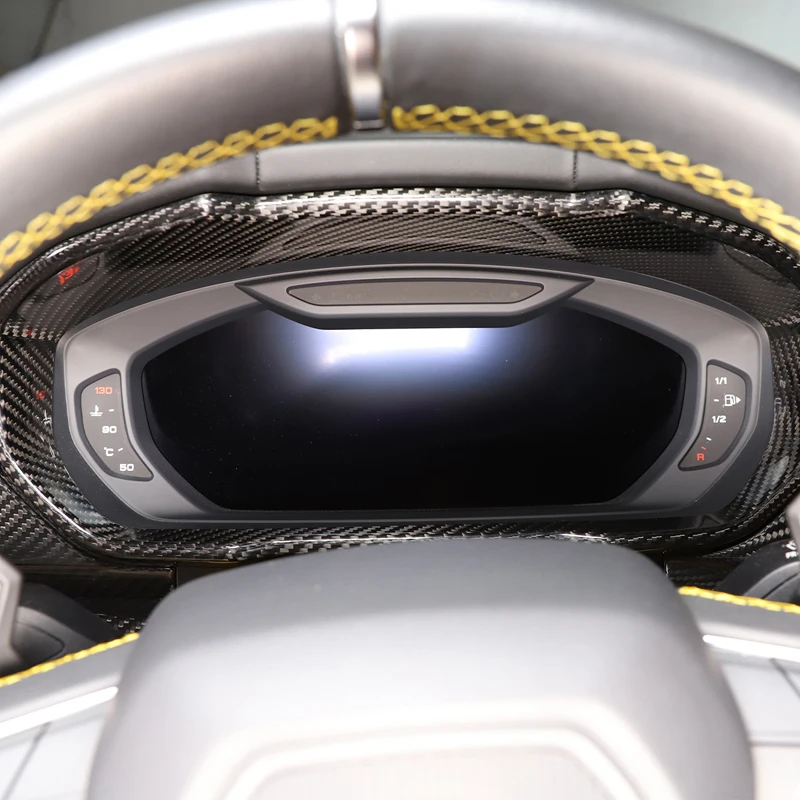 

For 18-21 Lamborghini URUS dashboard frame decorative car interior decorative accessories real carbon fiber material