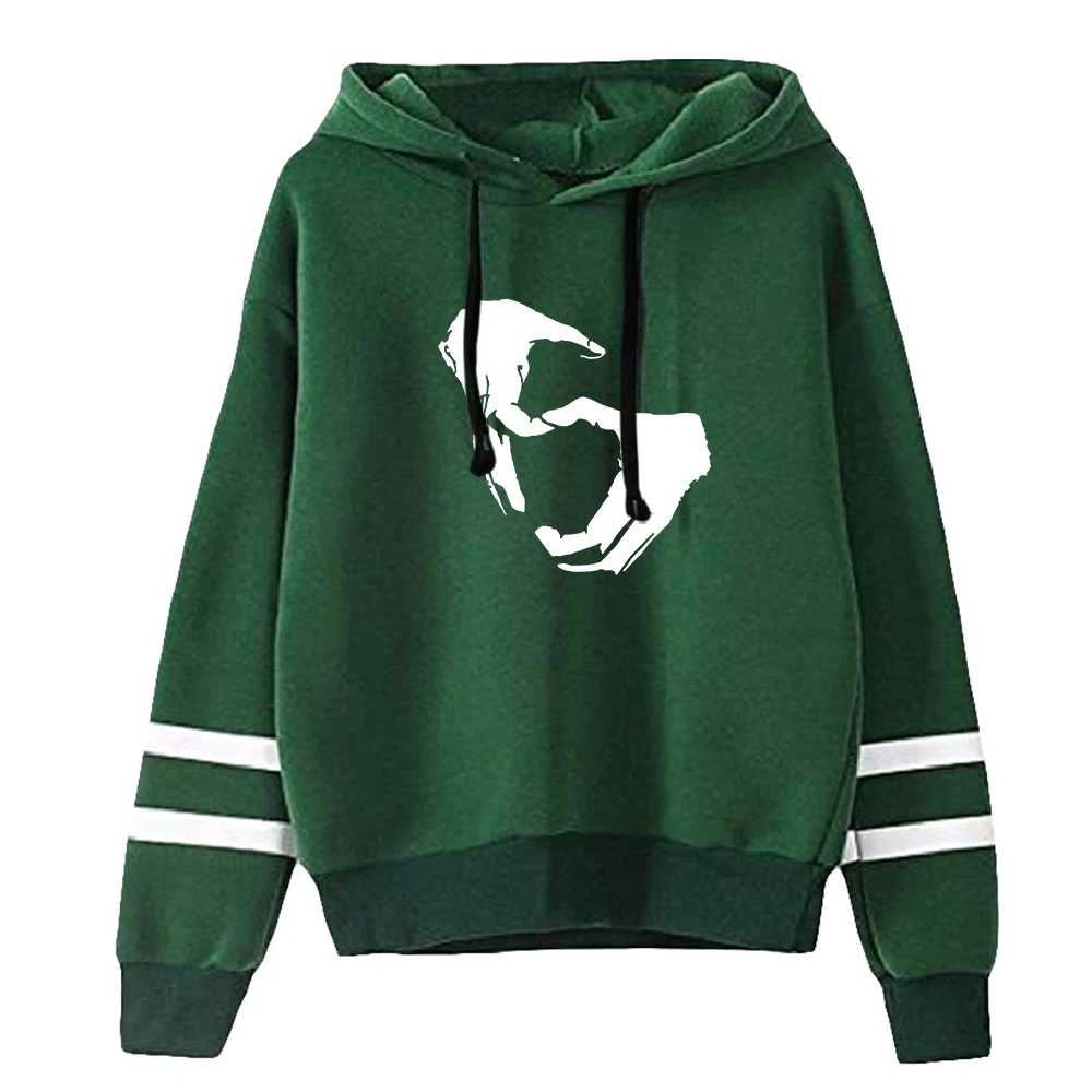 Hoodie de barras paralelas sem bolso unissex, moletons, estilo casual, roupas hip-hop, Santa Fe Klan Merch, homens e mulheres