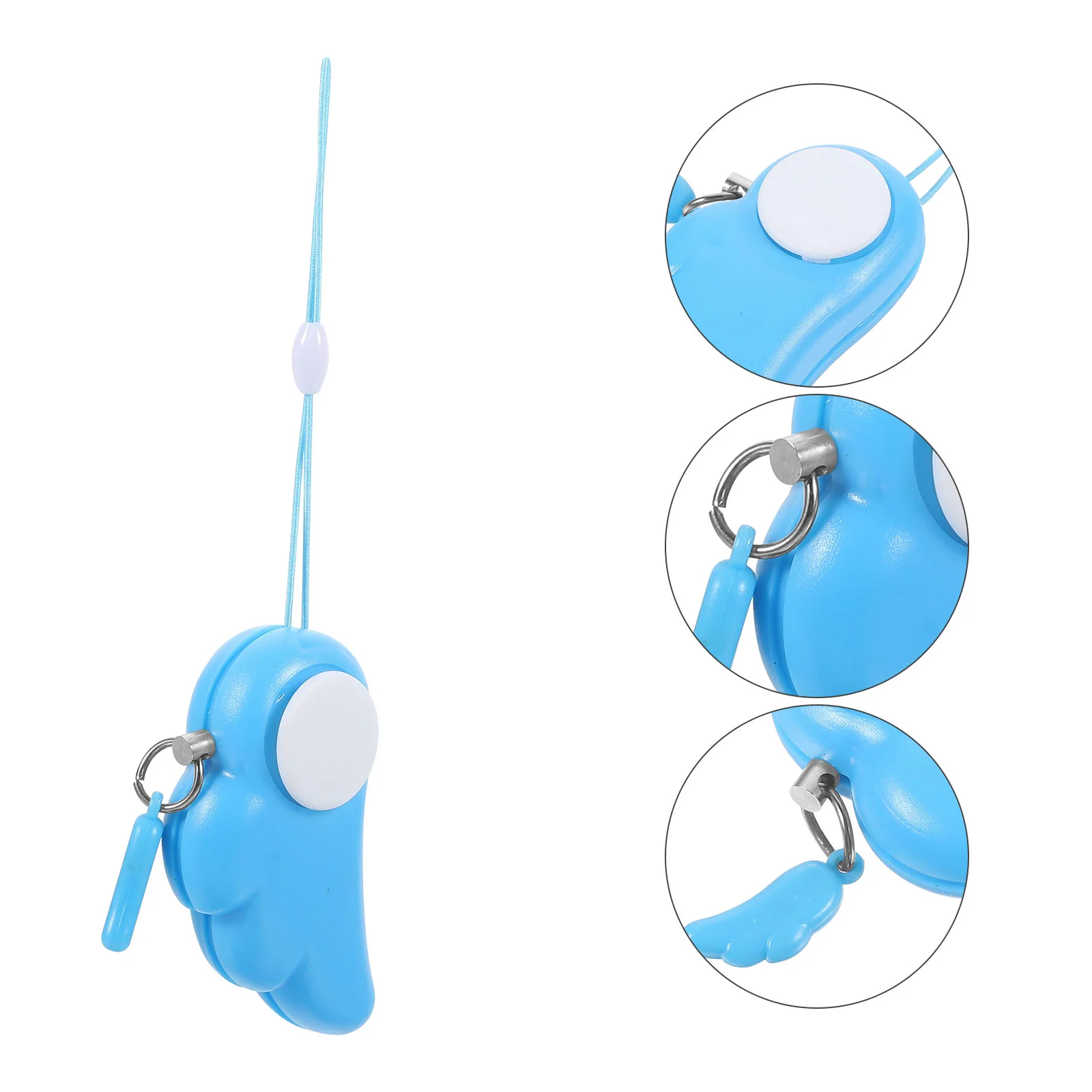 Personal Alarm Portable Keychain Mat Outdoor Safety Alarms for Women Miss Small