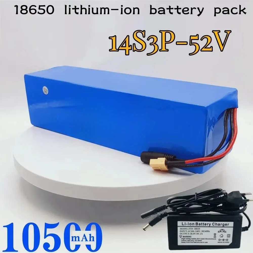 

Для электрических скутеров Balance Cars 52 В 10,5 Ач 14S3P 18650 литиевый аккумулятор с BMS