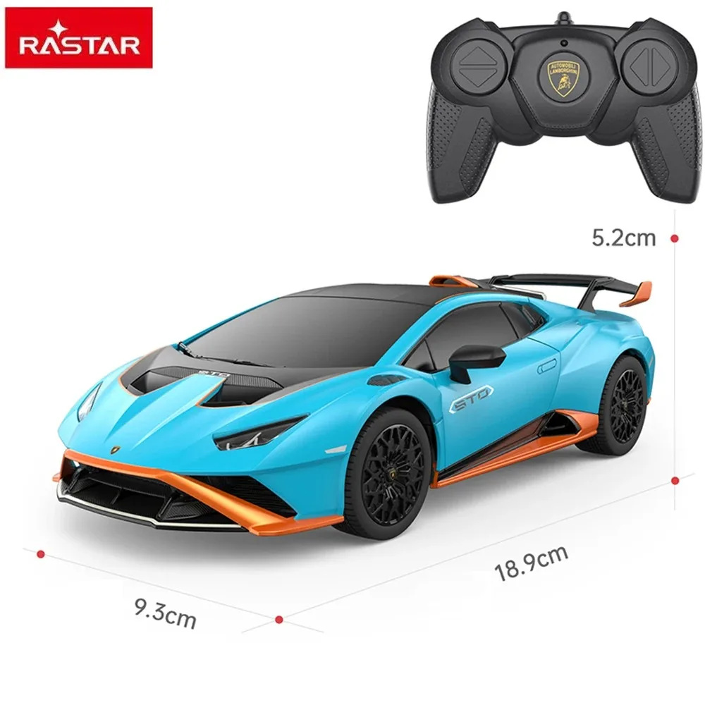 RASTAR For Lamborghini Huracan STO RC Car 1:24 Scale Remote Control Car Model Radio Controlled Auto Machine Vehicle Toys Gift