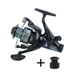 Double Spool Fishing coil 8-25KG Drag Carp Front Rear Double Brake Spinning Fishing Reel Metal Spool fishing tools casting reel