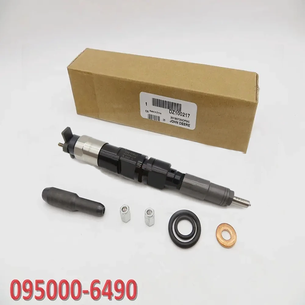 Diesel Common Rail Fuel Injector 095000-6490 for John D 6068 & 4045 RE529118, RE546781, RE524382, SE501926