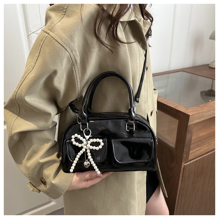 Bolso de Gran Capacidad para Viajes, Nuevo Estilo Invierno 2025, Bolso de Hombro/Axilar, Alto Valor Estético, Bolso Boston/Bo...