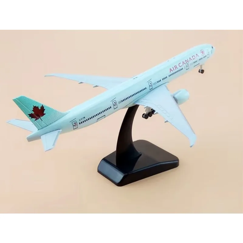 19cm Canada Airlines B777Model samolotu, metalowy Air Canada Airlines B777 300ER C-FITW Model samolotu ze stojakiem na koła