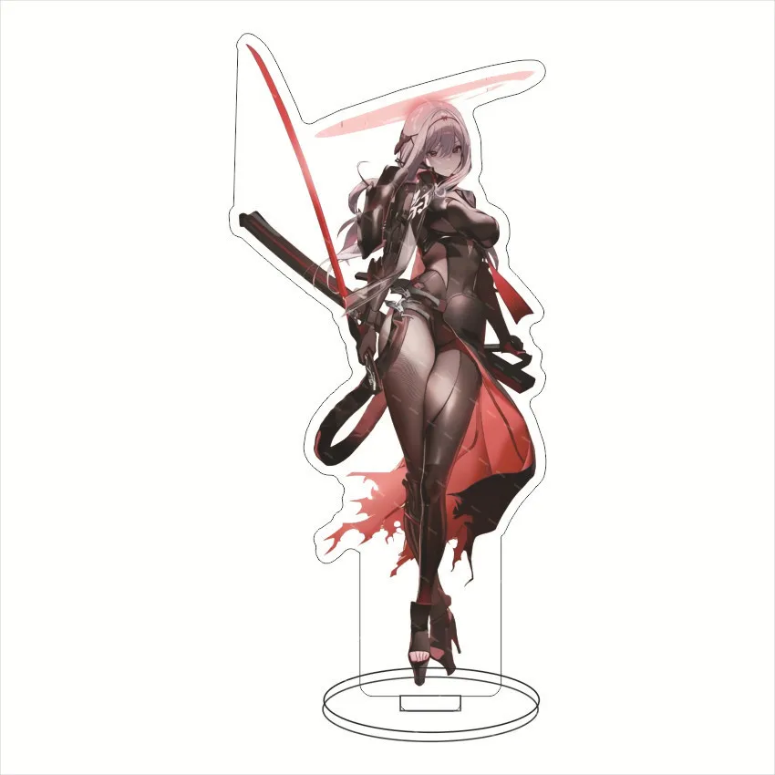 رائجة البيع أنيمي نايكي آلهة النصر حامل الاكريليك الشكل إيما ميراندا الدائمة نموذج لوحة Firend سطح المكتب مجوهرات هدية