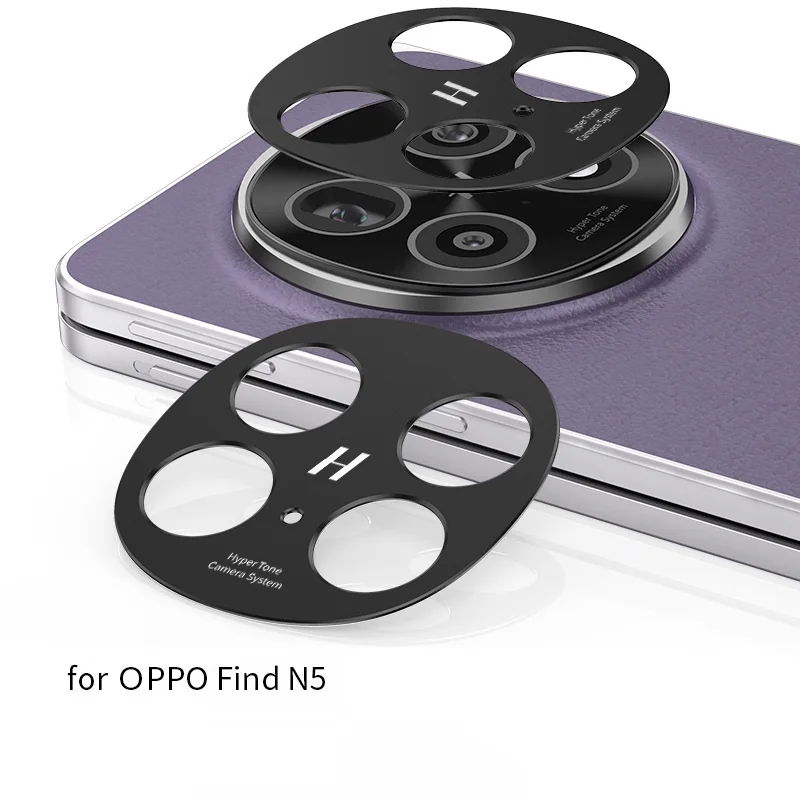 

for Oppo Find N5 Camera Bezel Anti Scratch Metal Frame Cover Hollow Film Super Slim Lens Protector Cap Sticker
