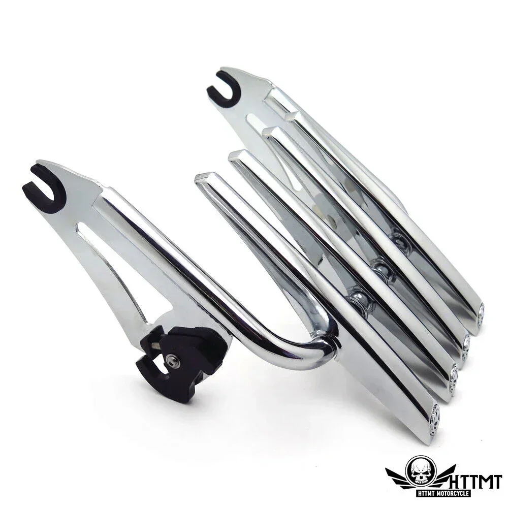 Motorcycle Detachable Stealth Luggage Rack for Harley Touring FLHR FLTR 2009-2018 Docking Hardware Kit