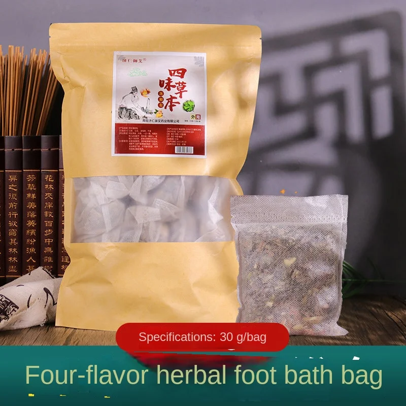 Wormwood Foot Soaking Bag, Ginger Safflower Motherwort Foot Bath Bag, Household Moisture Removal Foot Soaking Bag Wholesale