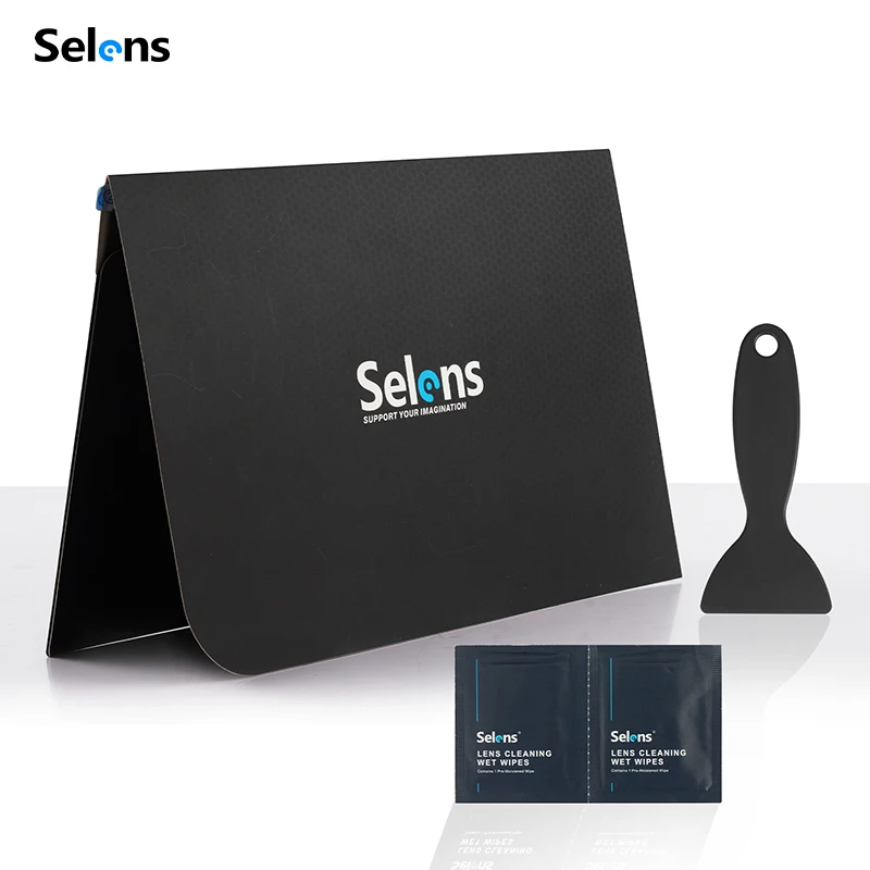 Selens Polarizer Film Gel 20*30cm Hojas de película polarizada no adhesiva para educación física, fotografía, pantalla