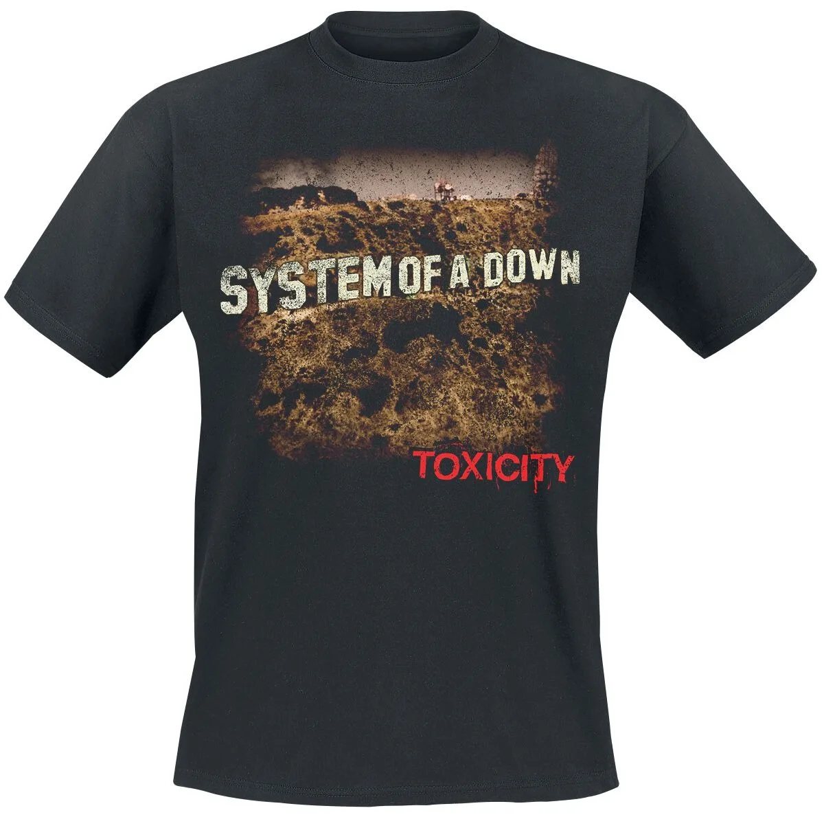 System of A Facial Print Cotton T-Shirt - New Metal Band Gender Neutral Short Sleeve T-Shirt - 2026