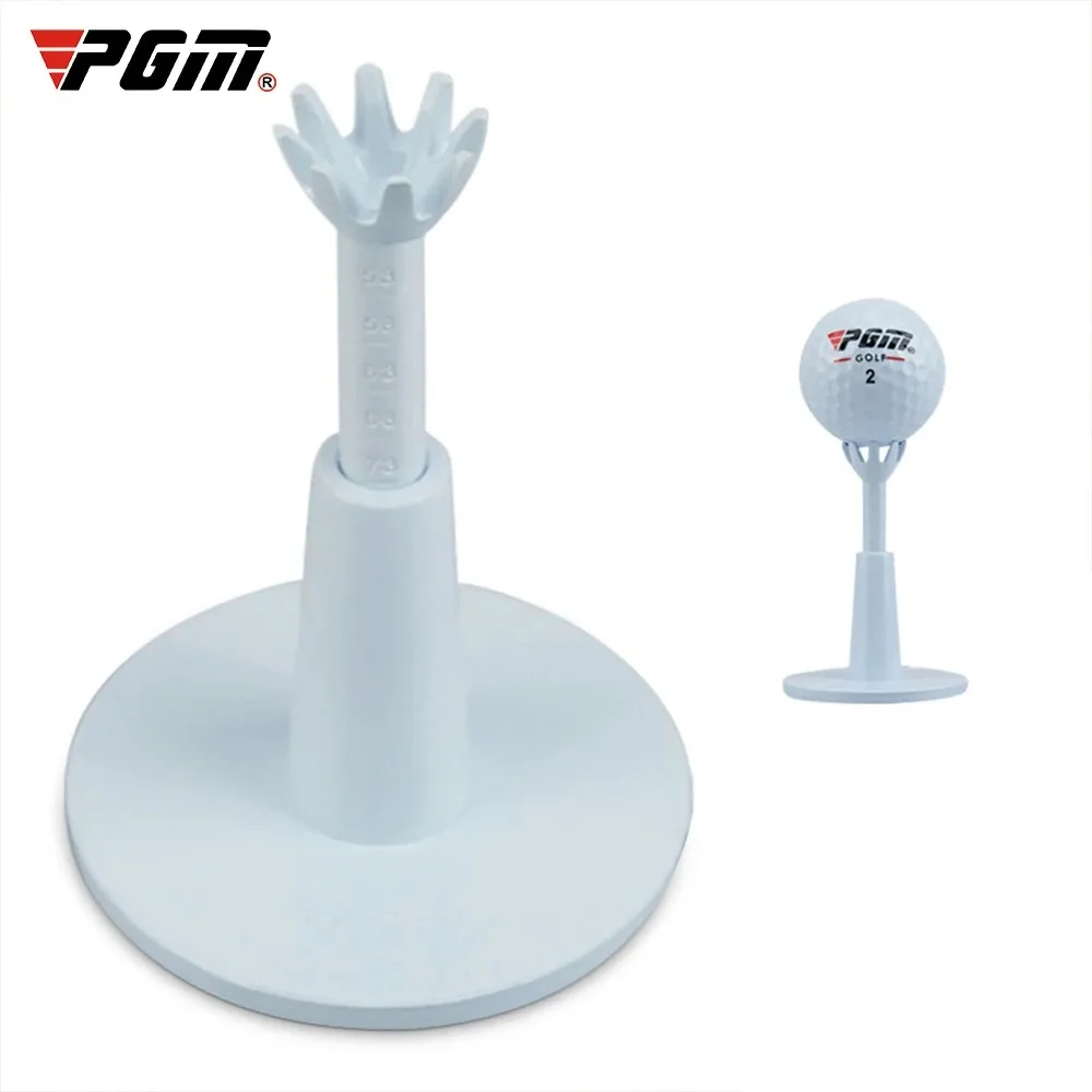 

PGM 2 pcs Golf Tee AdjustaBle Soft Golf Ball Holder Anti-flying Self Standing Sport QT019