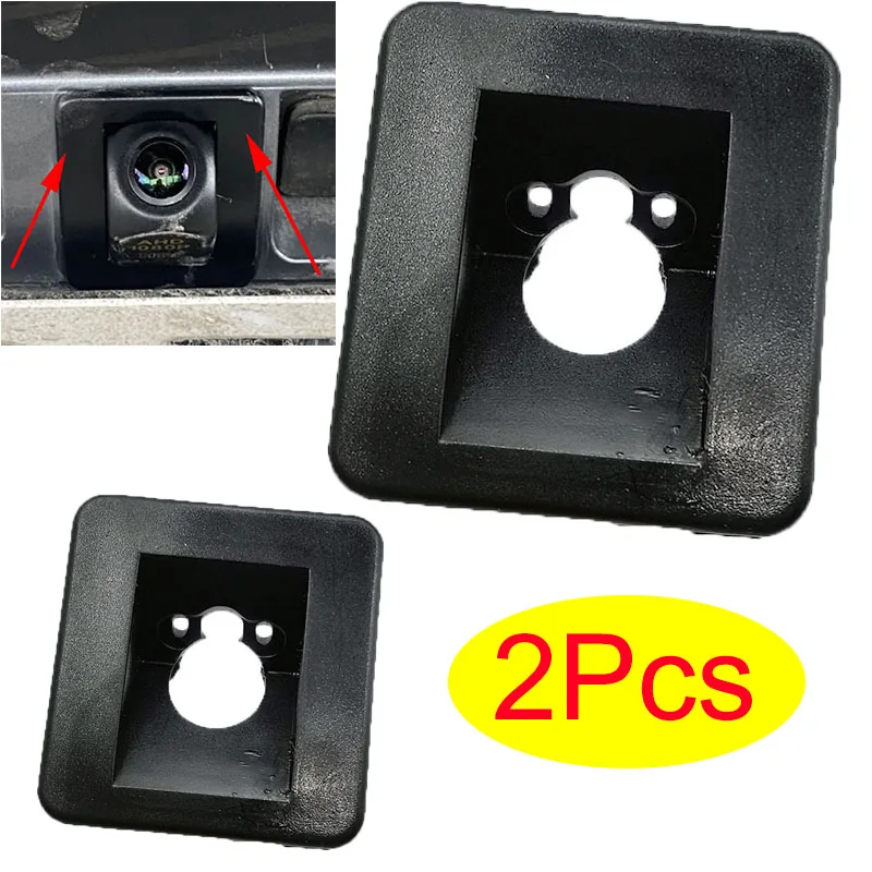 2Pc Car Rear View Camera Bracket Plate Lights Mount For Kia K3 K3S Cerato Forte/Hyundai Elantra I30 Lada Vesta SW Cross ВАЗ