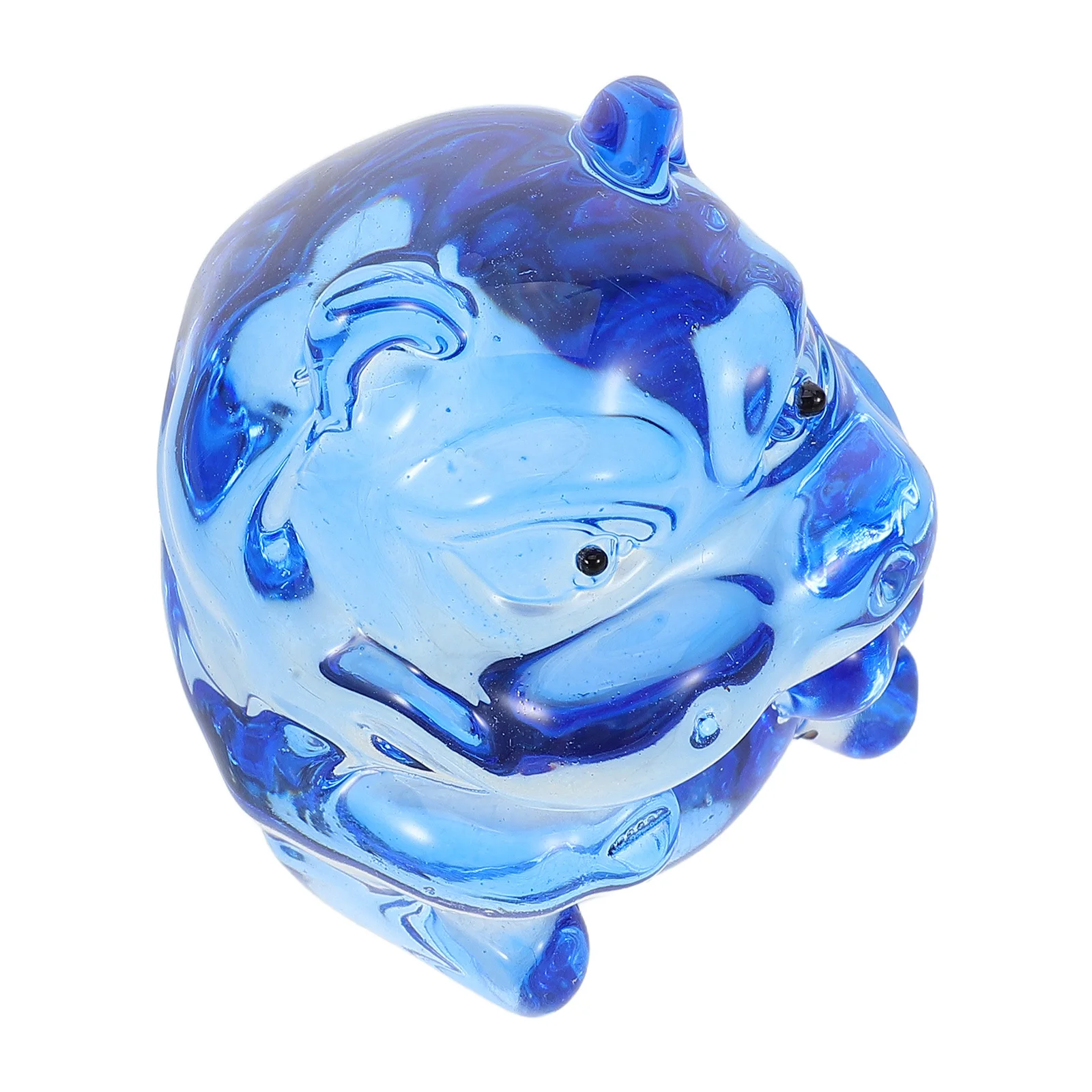 

Crystal Hippo Animal Statue Fine Craftsmanship Home Office Hippopotamus Ornament Decor Tabletop Ornament