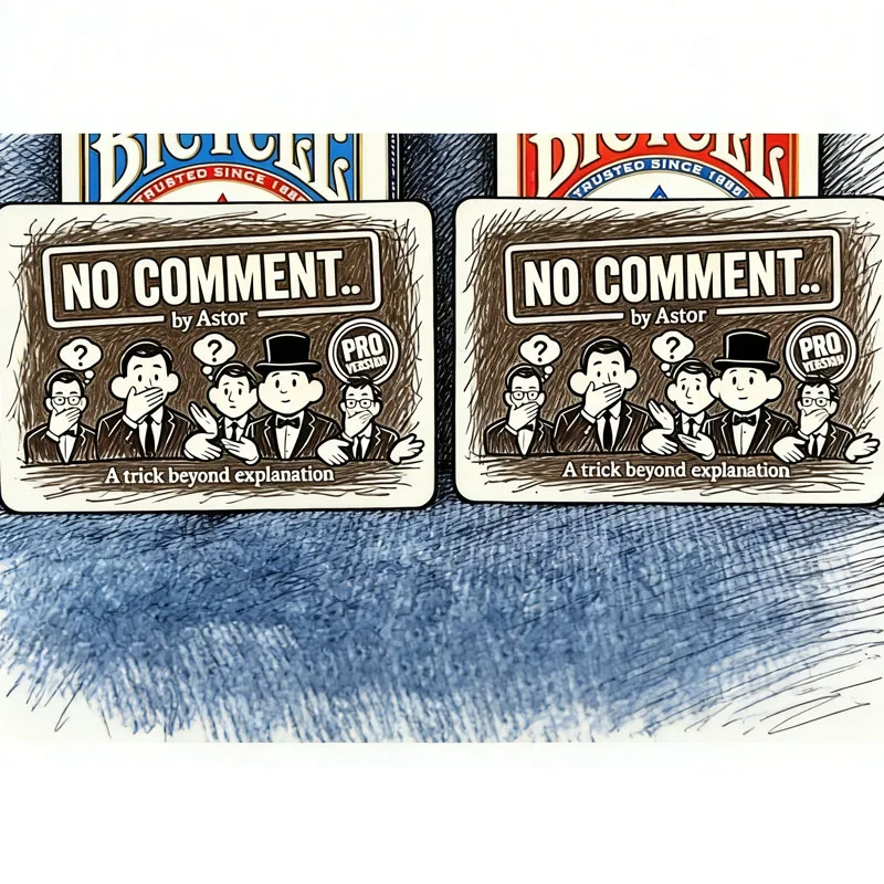 

Версия No Comment PRO от Astor Magic Tricks Новая обновленная версия Покерная колода Иллюзии Уловки Крупный план Магия Реквизит