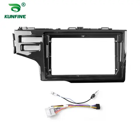 Car GPS Navigation Stereo For Honda FIT 2014 2015 2016 2017 Radio Fascias Panel Frame Fit 2Din 9 inch In Dash headunit screen